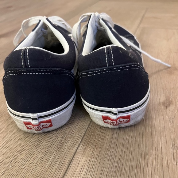 🔥 Vans Old Skool Sneakers – Navy Blue Suede & Canvas – Men’s Size 11 - Picture 3 of 5